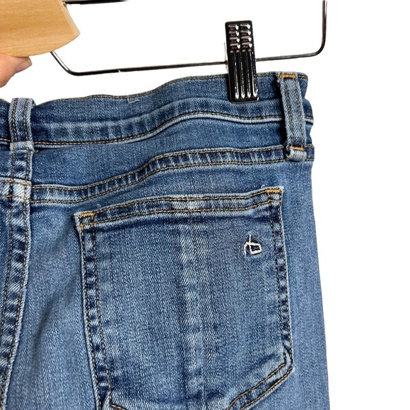 Rag & Bone High Rise Skinny Leg Jeans in Color Sloane - Picture 6 of 13